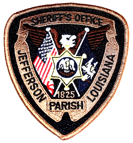 JEFFERSON PARISH - SHERIFFS OFFICE - LOUISIANA Sheriff Polizei Aufnäher STAATSSIEGEL