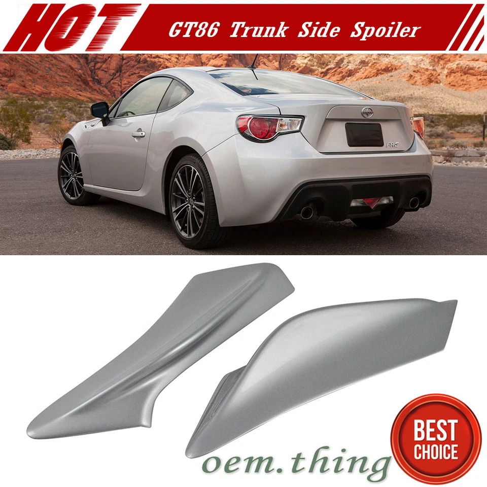 Painted #D6S Fit FOR TOYOTA GT86 BRZ SCION FR-S Rear Trunk Side Spoiler 2019 - Photo 1/1
