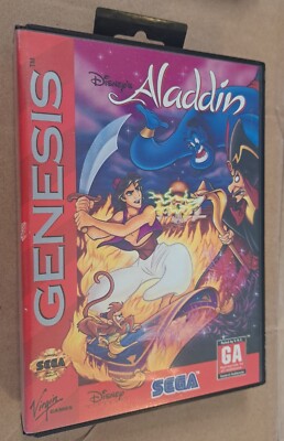 Disney's Aladdin (Sega Genesis, 1993) CIB Complete Tested