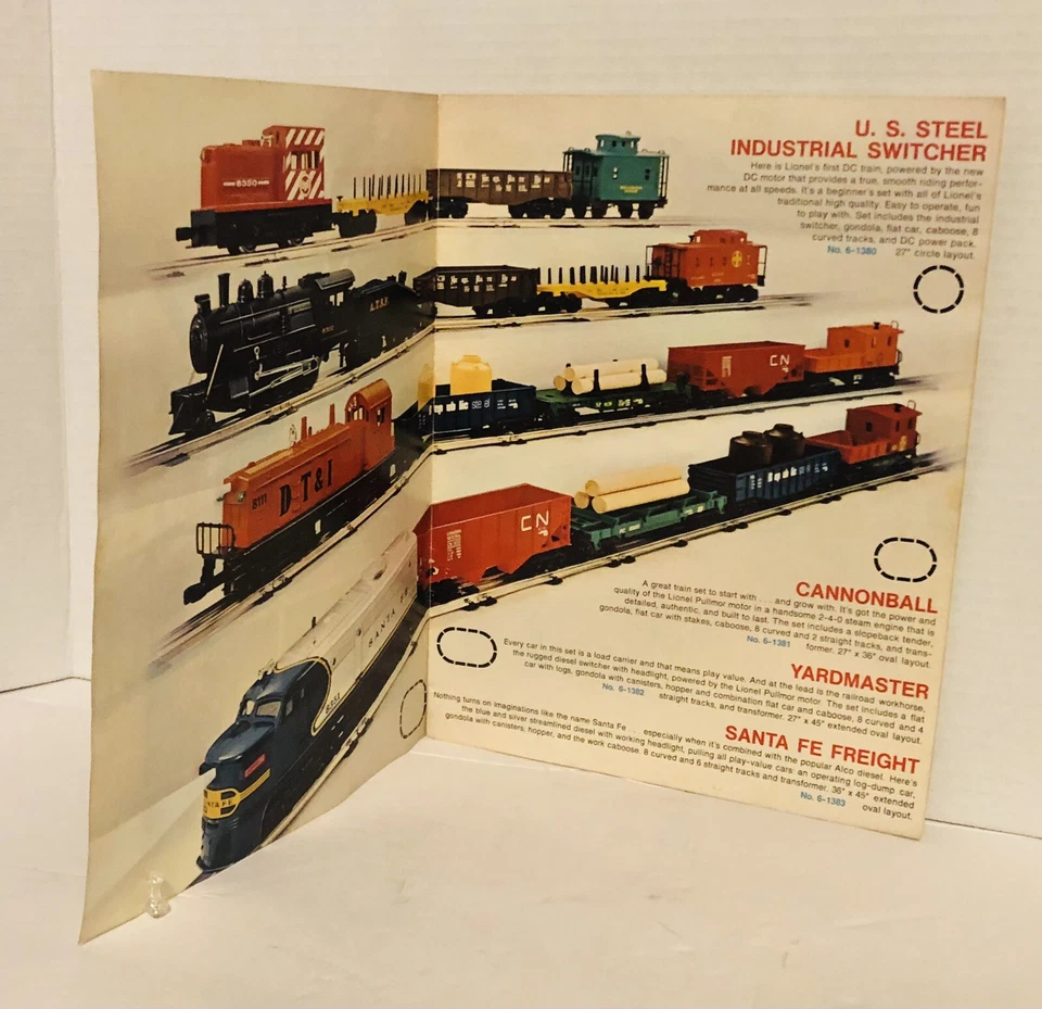Lionel 027 1974 tren de juguete y libro de accesorios catálogo folleto buen estado Foto 2 de 4