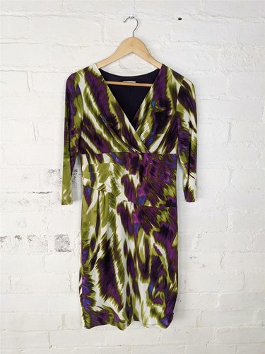 Precis Lime Green Purple Wrap Front 