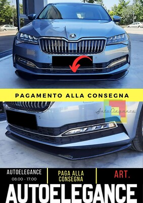 SKODA Superb MK3 Max V1 Frontlippe Schwarz Leer Kunststoff / 2015-2019