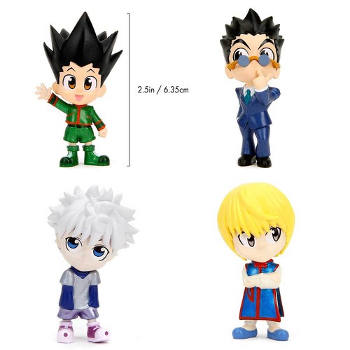 Jada Nano MetalFigs: 2,5" Hunter x Hunter Druckguss Metallfiguren 4er Pack Set - Bild 3 von 6