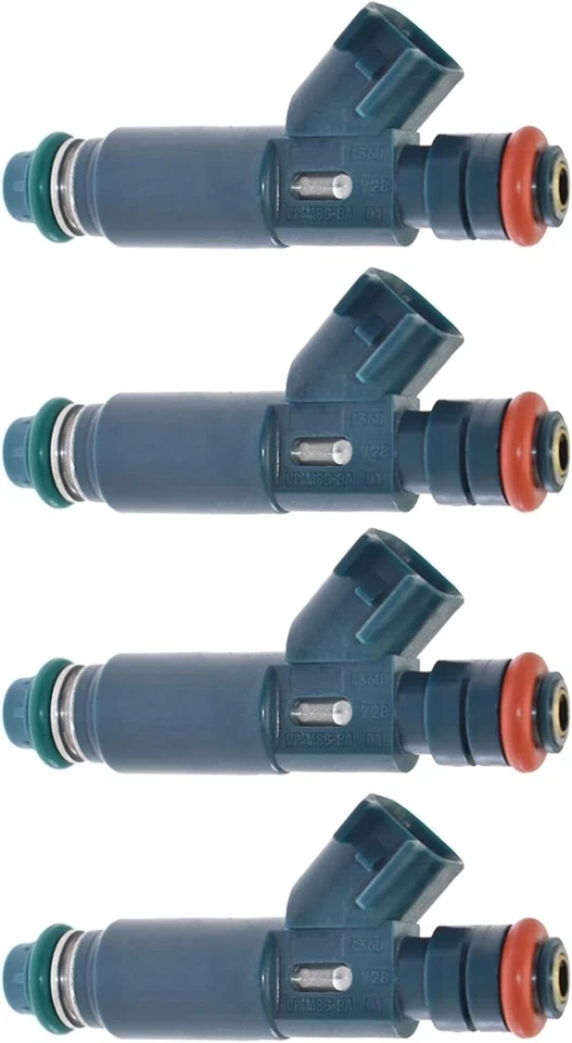 Inyectores de combustible OEM 4X DENSO para Mazda 3 2004-2009 2,0 L I4 #VP4M8G-BA Foto 2 de 4