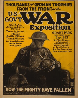 4026 Lyford, Philip 1887-1950 - Poster 1917 - Thousands of German trophies front