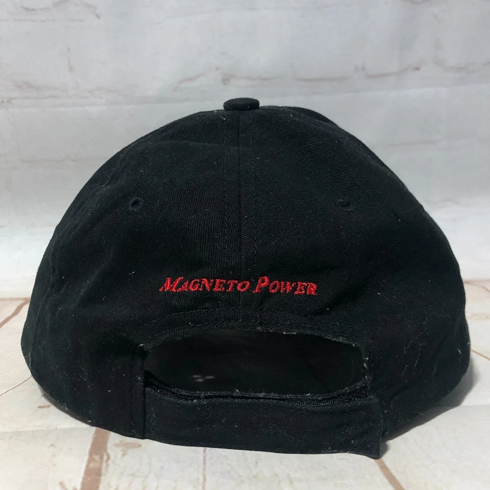 Clásico Briggs & Stratton Todo Negro Magneto Power Sombrero de Gancho/Bucle Ajustable Foto 4 de 4