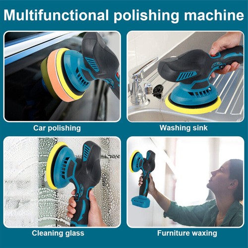 For Makita 18V 6" Cordless Rotary Car Polisher Buffer Sander Polishing machine - Picture 9 of 14