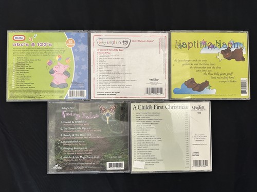 Lot Of 5 Albums Sing And Play Naptime Nanny First Fairy Tales On Audio CD - Imagen 4 de 6