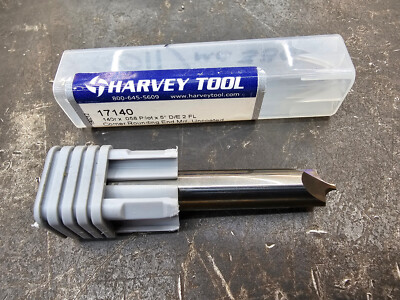 Harvey 3/8'' Ø .140'' 9/64'' Radius 2FL 17140 Corner Rounding Carbide DE End Mill