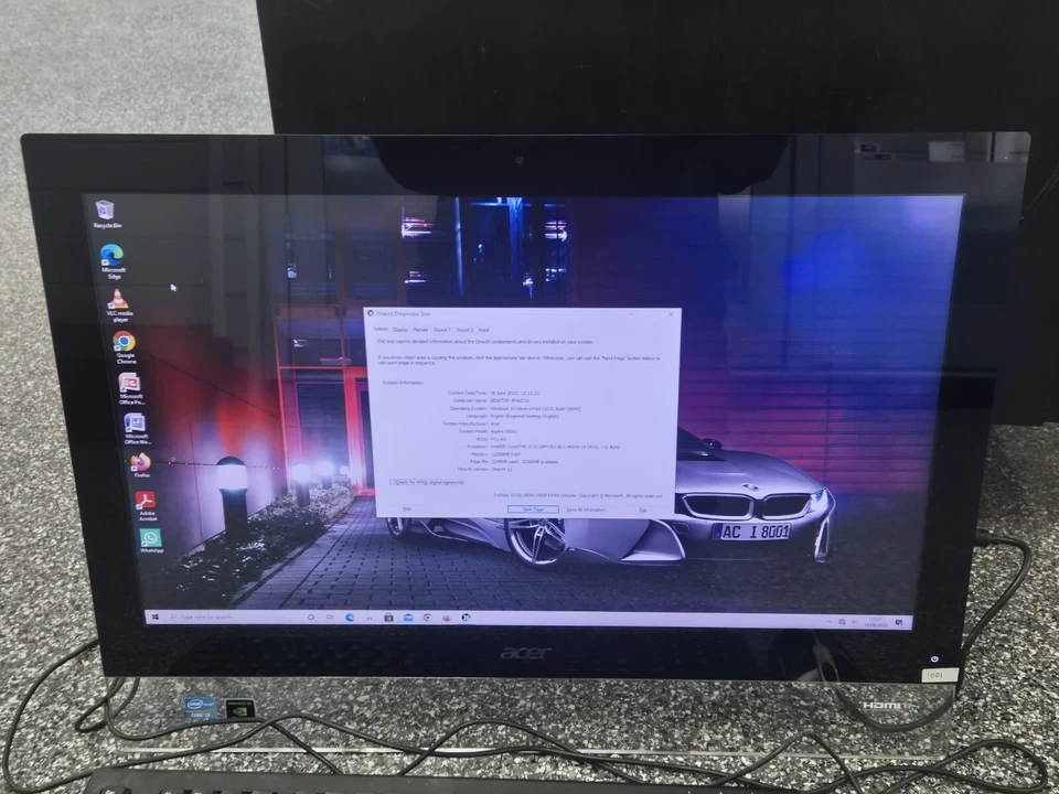 Acer Aspire 5600U 23" Intel Core i3, 12GB RAM, Touchscreen All in One - Image 2 of 4