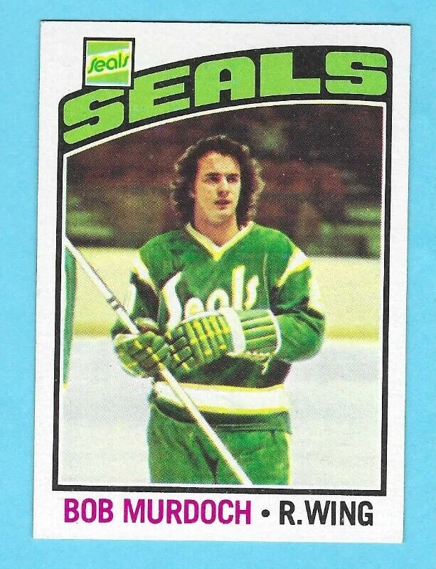 1976-77 Topps 54 Bob Murdoch California Golden Seals! ROOKIE! MINT! *SET BREAK*