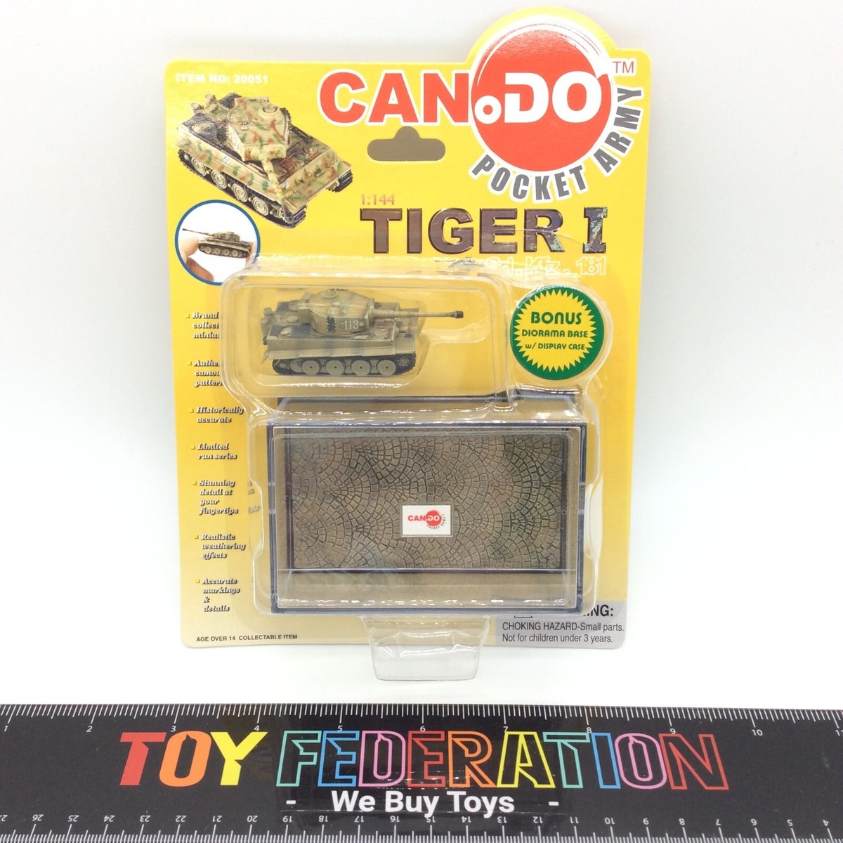 Dragon Models 1:144 CAN DO Pocket Army Tank 20051 TIGER I sPzAbt