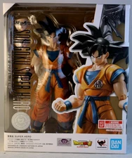 BANDAI S.H.FIGUARTS DRAGONBALL Z SUPER HERO SON GOKU SUPER POSABLE VARIOUS FACES