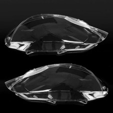 Pair Front Headlamp Lens Cover Headlight Cap Left+Right For BMW E71 X6 2008-2014