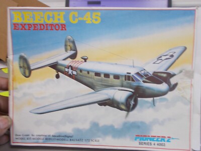 PIONEER 2-BEECH C-45 EXPEDITOR-SEE BELOW-KIT- NOT SEALED~1:72 SCALE