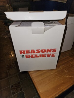 REASONS TO BELIEVE CERAMIC SANTA FIGURINE, NEW, UNITED DESIGN CORPORATION