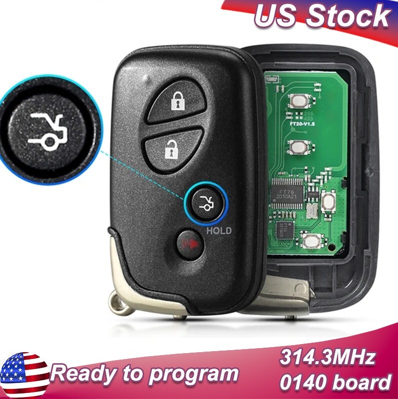 NEW VIRGIN SMART KEY FOR LEXUS ES IS GS LS REMOTE FOB PROXY - Foto 3