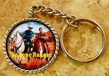 Lone Ranger and Tonto Key Ring - Chain