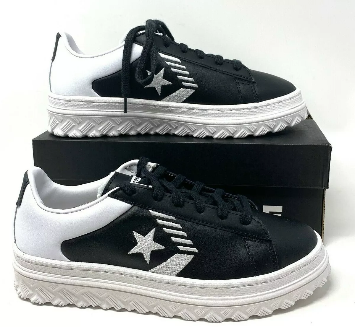 Converse Rivals PRO LEATHER X2 OX Black White Low Top Sneaker