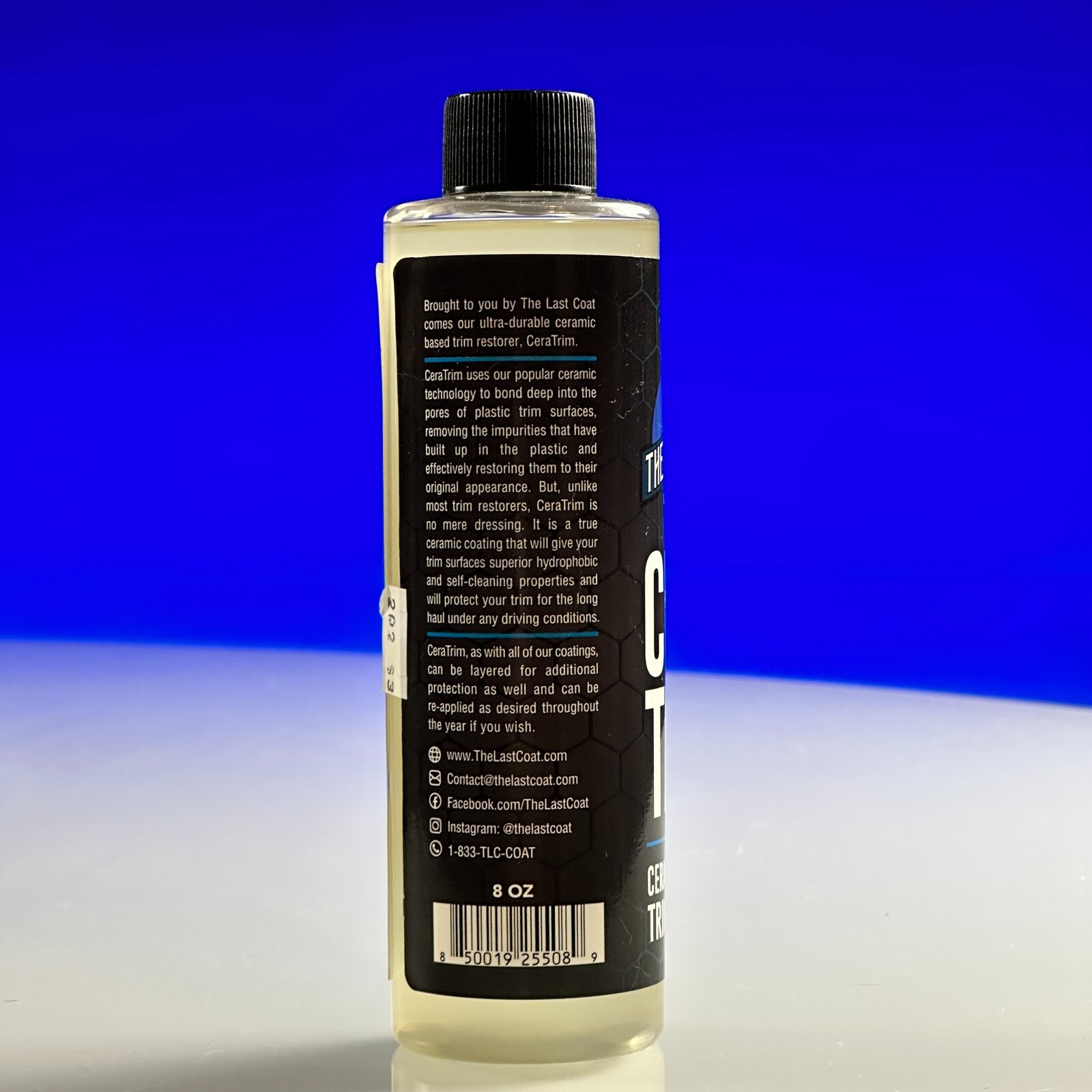 1x 8oz Cera TRIM Restorer THE LAST COAT CeraTrim Ceramic Detail