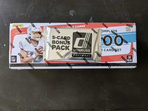 2021 Panini Donruss Football Factory Sealed Complete Set Fanatics Box (1-400)