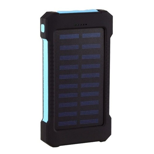 For Smartphone with LED Light Solar Power Bank Waterproof 20000mAh Charger 2 USB - 第 10/17 張圖片