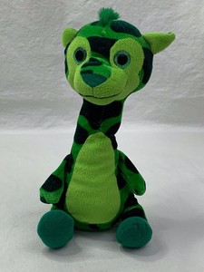 green giraffe stuffed animal