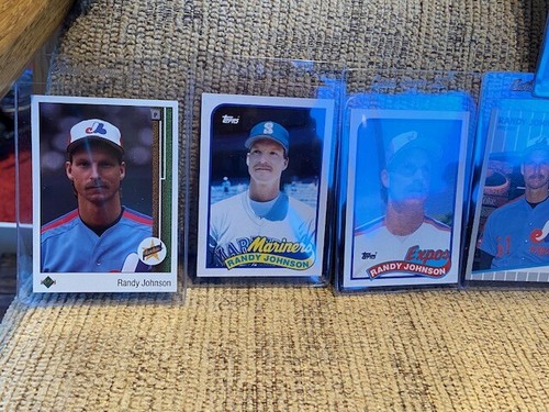 8x RANDY JOHNSON RC - 1989 Topps Traded / Upper Deck / Fleer / Score ROOKIE LOT - Picture 2 of 5