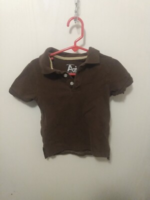 Arizona Boys 3t Brown Polo Shirt