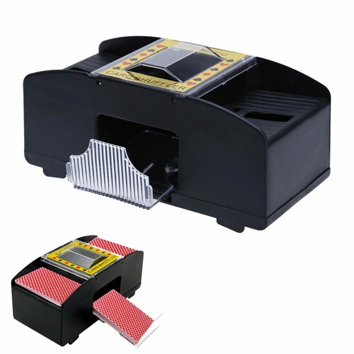 2in1 Automatische Kartenmischmaschine - Elektrisch Für Poker, UNO, Blackjack