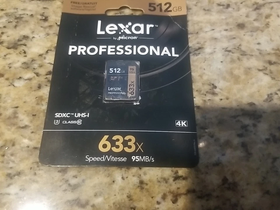 Lexar Professional 512GB 633x microSDXC UHS-I U3 Memory Card *Open-box/New* - Image 2 of 4