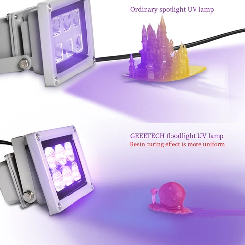 nouvelle résine 6W DLP imprimante 3D Lampe UV 405nm LED lampes photorécepteurs