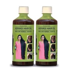 Adivasi Neelgiri Herbal Hair Oil with 108 Herb for Hair Growth,100ml Pack Of 2 