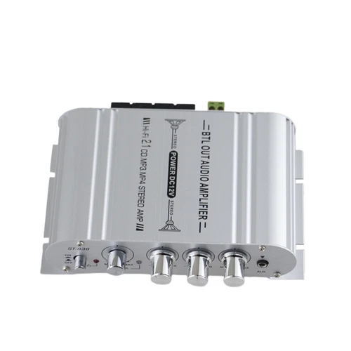 2.1 Channels 400W Hi-Fi Auto Stereo 12V Car Audio Amplifier MP3 Radio Verstärker - Bild 5 von 12