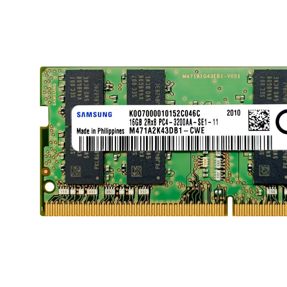 Samsung 16GB DDR4 3200MHz PC4-25600 Laptop SODIMM Memory Ram M471A2K43DB1-CWE - Image 4 of 4