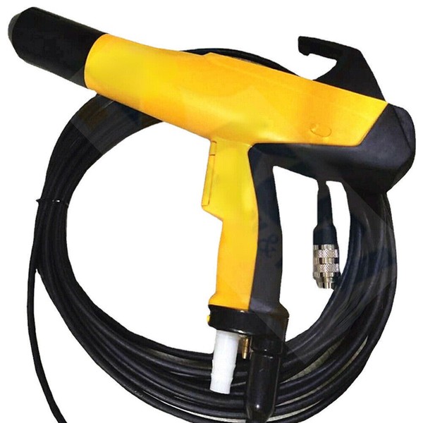 Venta Pistola pulverizadora manual polvo electrostático Hi-Q amarilla para Wagner PEM X1 nueva