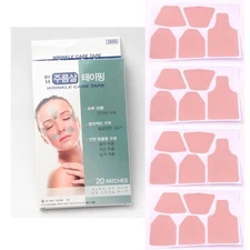 [Made In Korea] 20 PATCHES ANTI-WRINKLE CARE TAPE Forehead Brow Laugh Lines Eye 