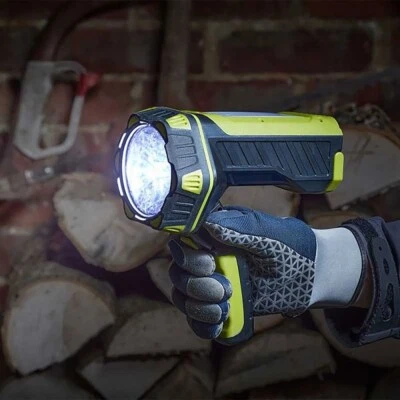 GARDEN MILE Rechargeable Torch Multi-Functional Camping Work Light USB Heavy Duty ABS