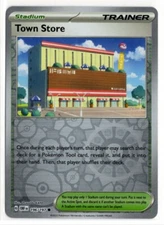 Pokemon Obsidian Flames Reverse Holo 196/197 Town Store