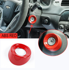 For 2010-2015 Chevrolet Camaro Abs Red Start Key Socket Cover Trim Accessories