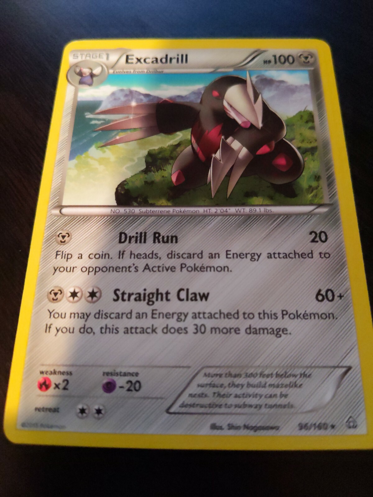 Pokemon XY Primal Clash  Excadrill 96/160