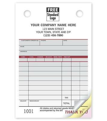 Register Forms, Small Spectra / 4'' x 6'' /  NEBS Deluxe SP125