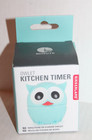 Kikkerland Blue Owl Owlet Kitchen Timer - 60 Minute Cooking Timer NEW