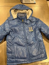 Tommy Hilfiger KIDS Blue Puffer Jacket Size Large 16/18 Excellent Condition