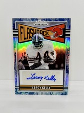 LEROY KELLY 2025 Prizm Navy Camo Flashback Auto /25 Cleveland Browns #FLA-LKY
