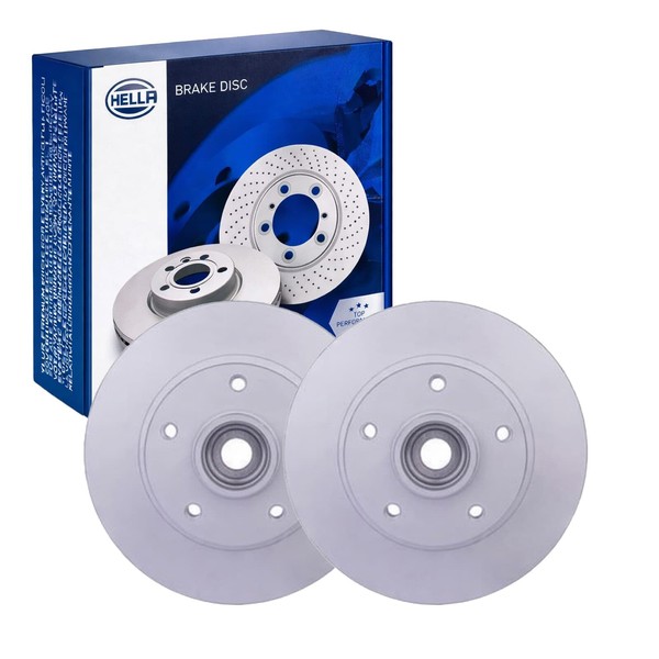 2X Hella Bremsscheiben 260Mm Hinten Passend FüR Renault Megane 55952PRO-image
