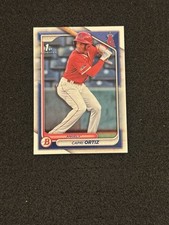 Capri Ortiz 1st Prospect Rookie 2024 Bowman Card #BP-75 Los Angeles Angels