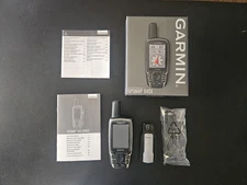 Garmin GPSMAP 64sx Handheld Hiking GPS Compass & TopoActive Maps +  Altimeter