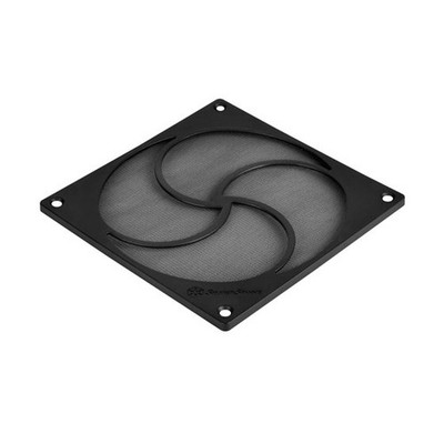SilverStone SST-FF125B magnetischer Highflow Staubfilter, schwarz - 120mm