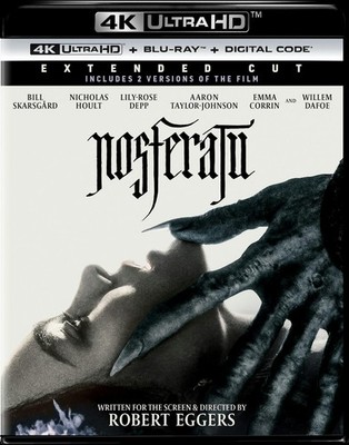 Nosferatu - Extended Cut 4K Ultra HD + Blu-ray + Digital 4K UHD Blu-ray NEW